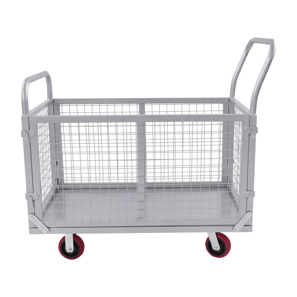 Handwagen 93*54*50cm Multifunktionaler Bollerwagen Transportroller Schubwagen