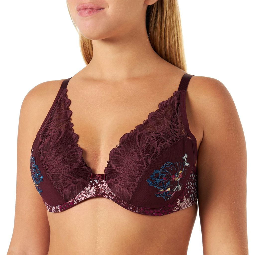 Triumph Lavish Spotlight Wp, Farbe: Claret 95/7291, Größe: 70G Bügel-BH mit Einlage