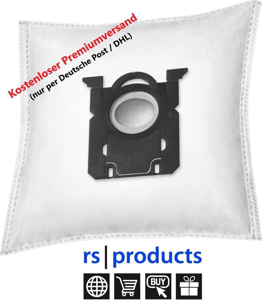 10 sacs pour aspirateur rs-products I pour la gamme PHILIPS Image du produit 