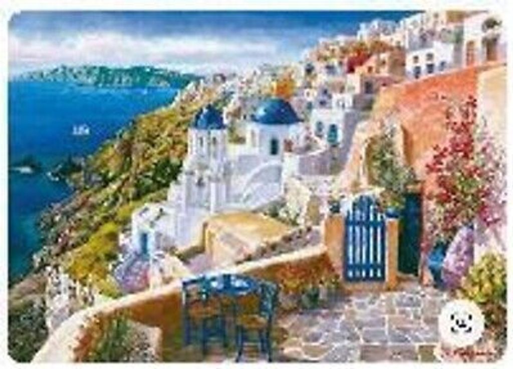 Norimpex Diamant Gemä lde Santorini 30x40cm