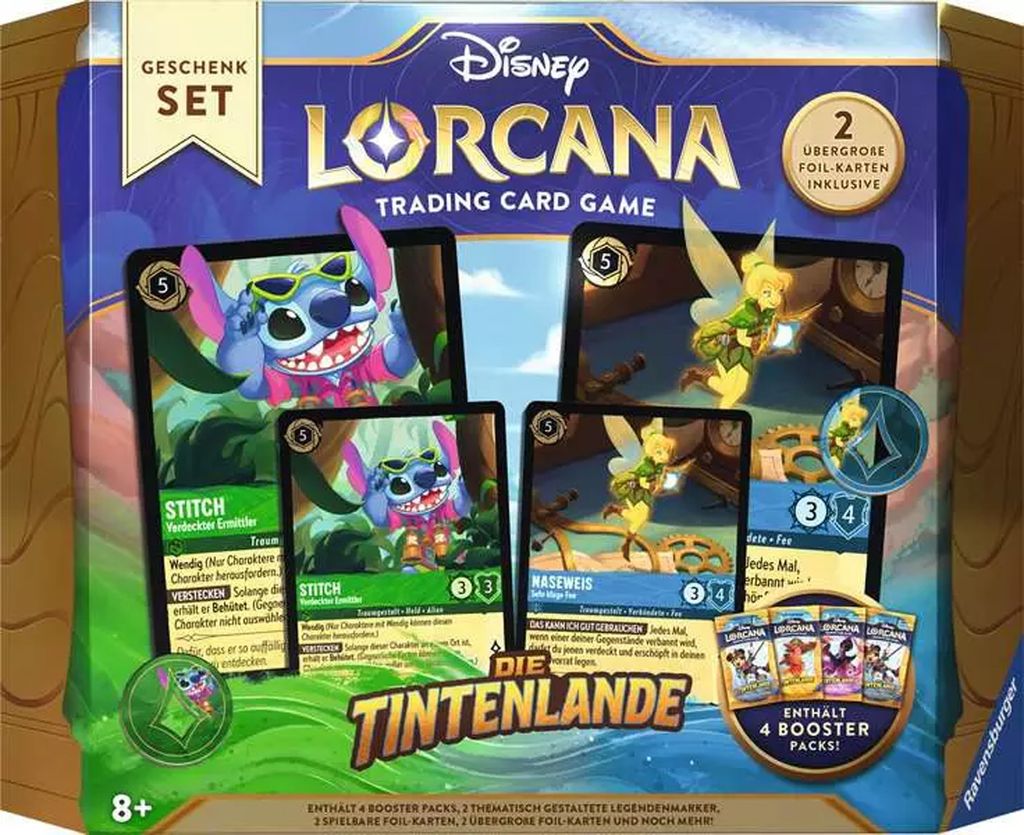 Ravensburger Verlag GmbH Disney Lorcana Trading Card Game: Die Tintenlande - Geschenk-Set (Deutsch) 1