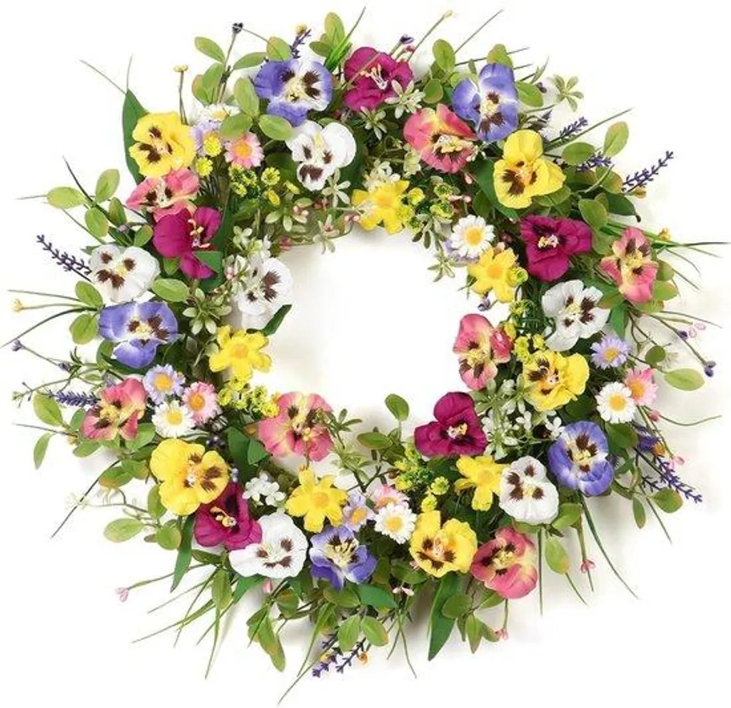 Couronne extérieure 55 cm sans entretien - Décoration durable façade