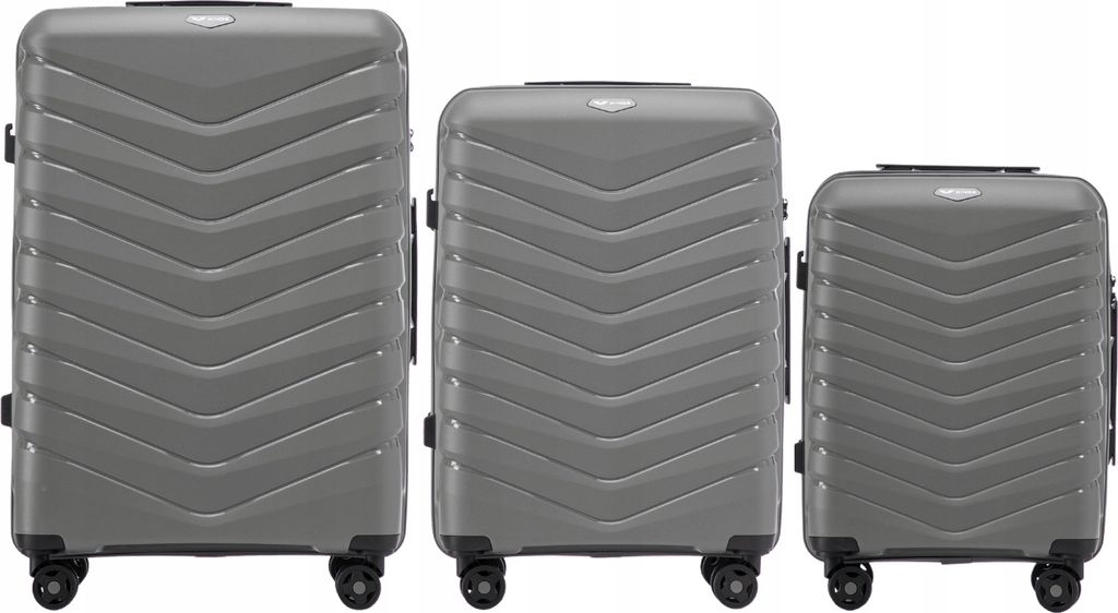 WINGS PHOENIX XXL Hartschalenkoffer-Set, TSA-Schloss, Polypropylen