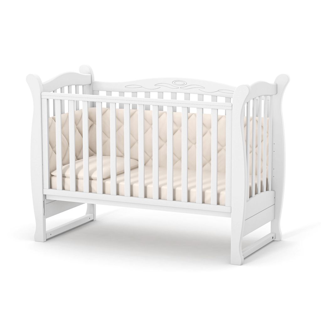 Veres LD15 Lit Bébé (120x60 cm) Modèle classique en bois - Image du produit 