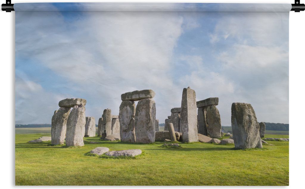 MuchoWow Wandteppich Wandbehang Stonehenge in England 120x80 cm Tapisserie Dekoration Wandtuch - Wanddekorationen - Wandtücher