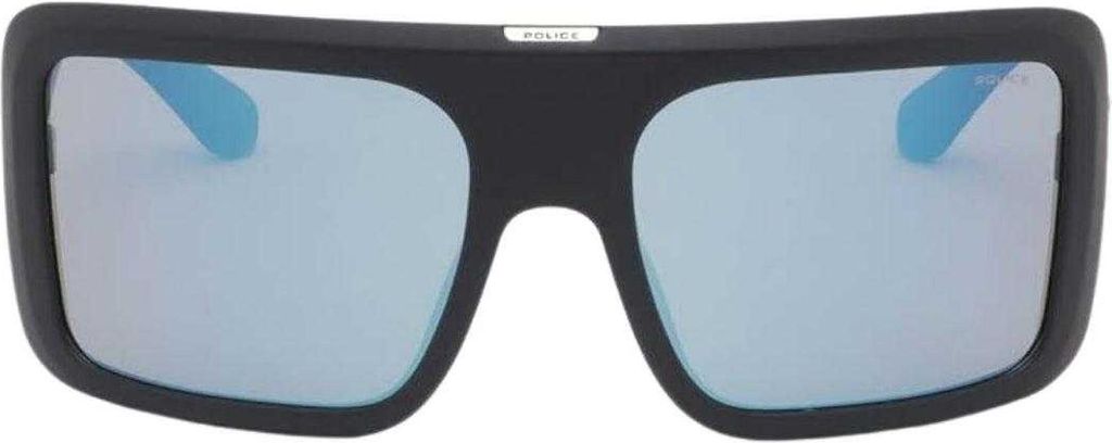 Police - Matt-Sonnenbrille für Herren, Quadratisch SY2548 (Einheitsgröße) (Schwarz)