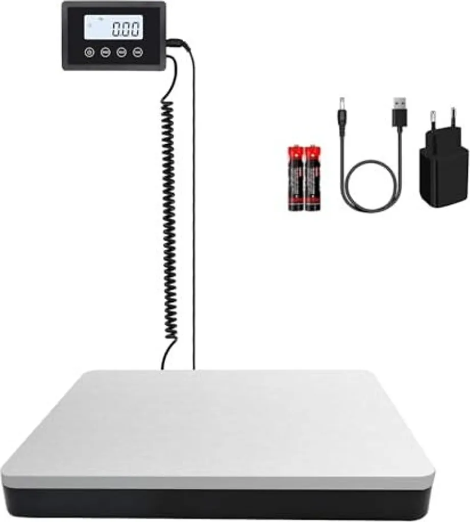 Bilancia Pesa Pacchi 200kg Professionale Acciaio Inox | Alta Precisione