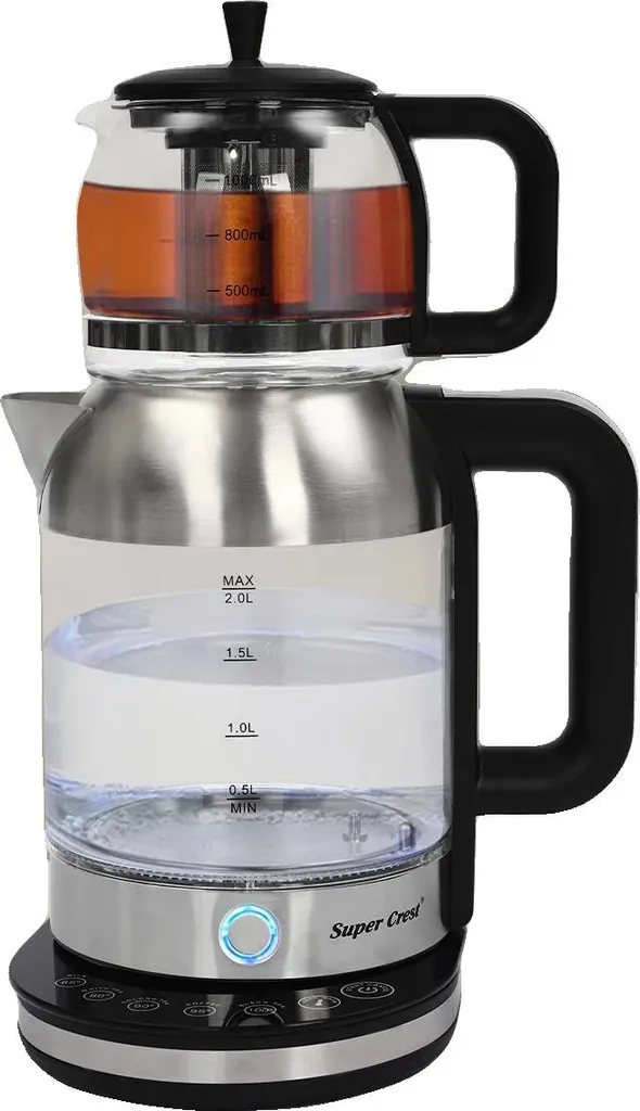 Bouilloire électrique à température réglable 1.7L - Finition Noir Mat K35