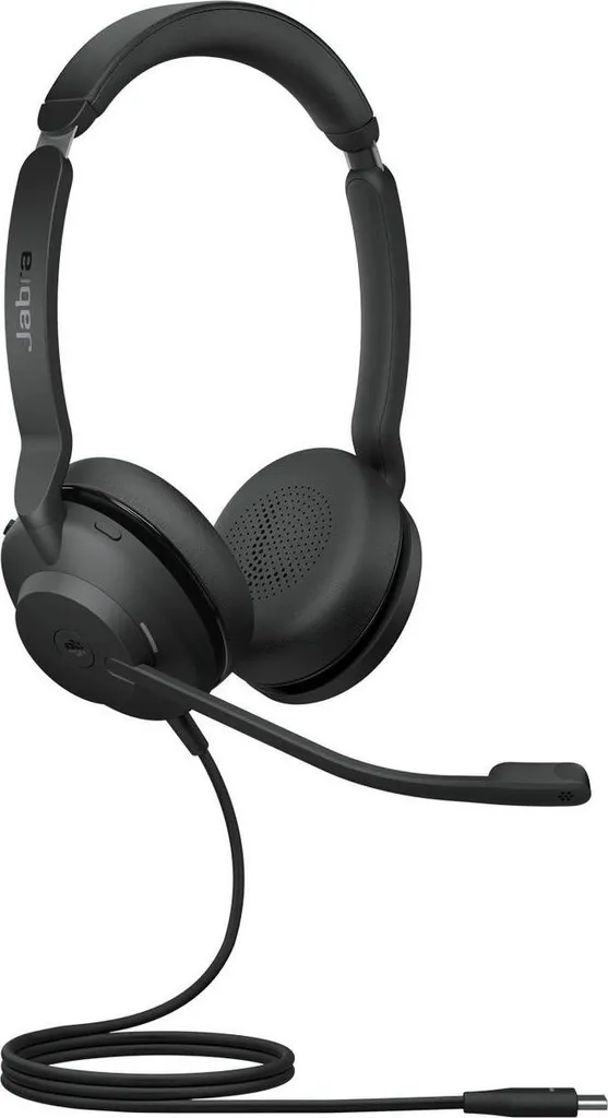 Micro-casque Jabra Evolve2 30 MS Stéréo USB-C Idéal Centre d'Appels Noir