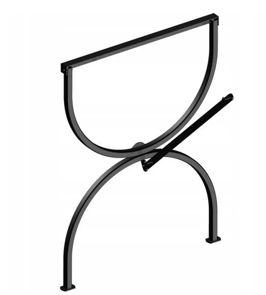 Pied de table stable en acier pour réparer votre banc de jardin usé