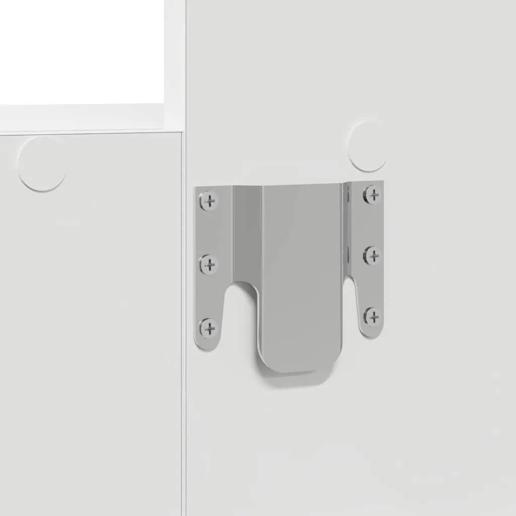 Mobile Trucco Bianco vidaXL 60cm - Design Minimal per Piccoli Spazi - 8