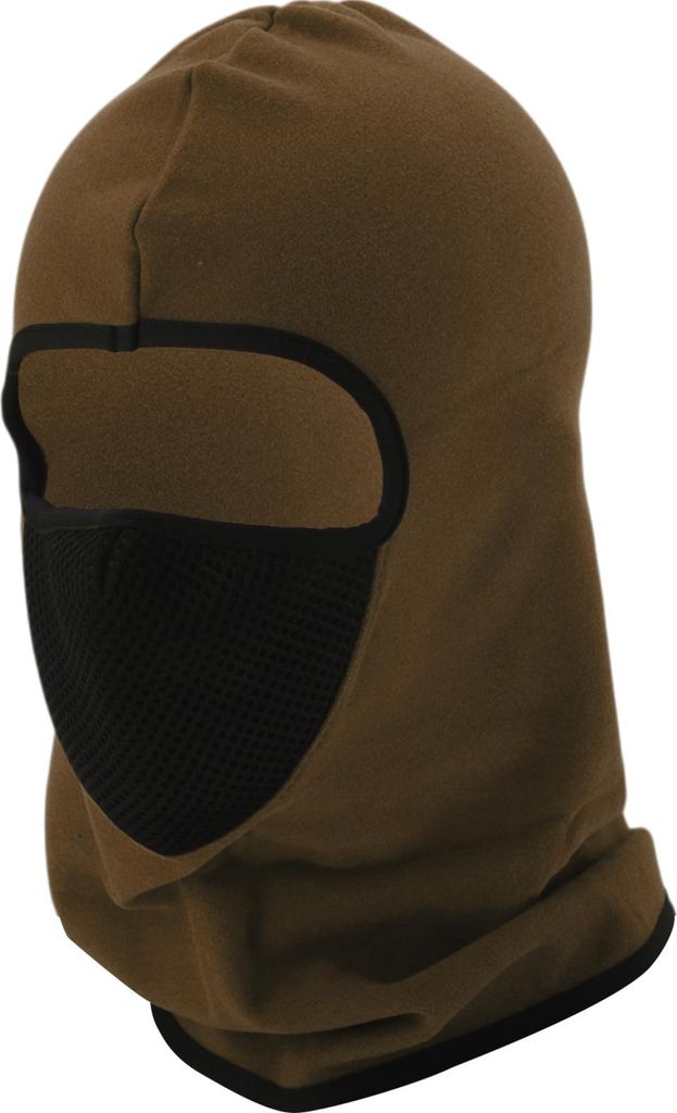 All Inclusive Gesichtsmaske Polyester Wabenstruktur Gesichtsmasche Wärmend Atmungsaktiv Braun 1 Stück