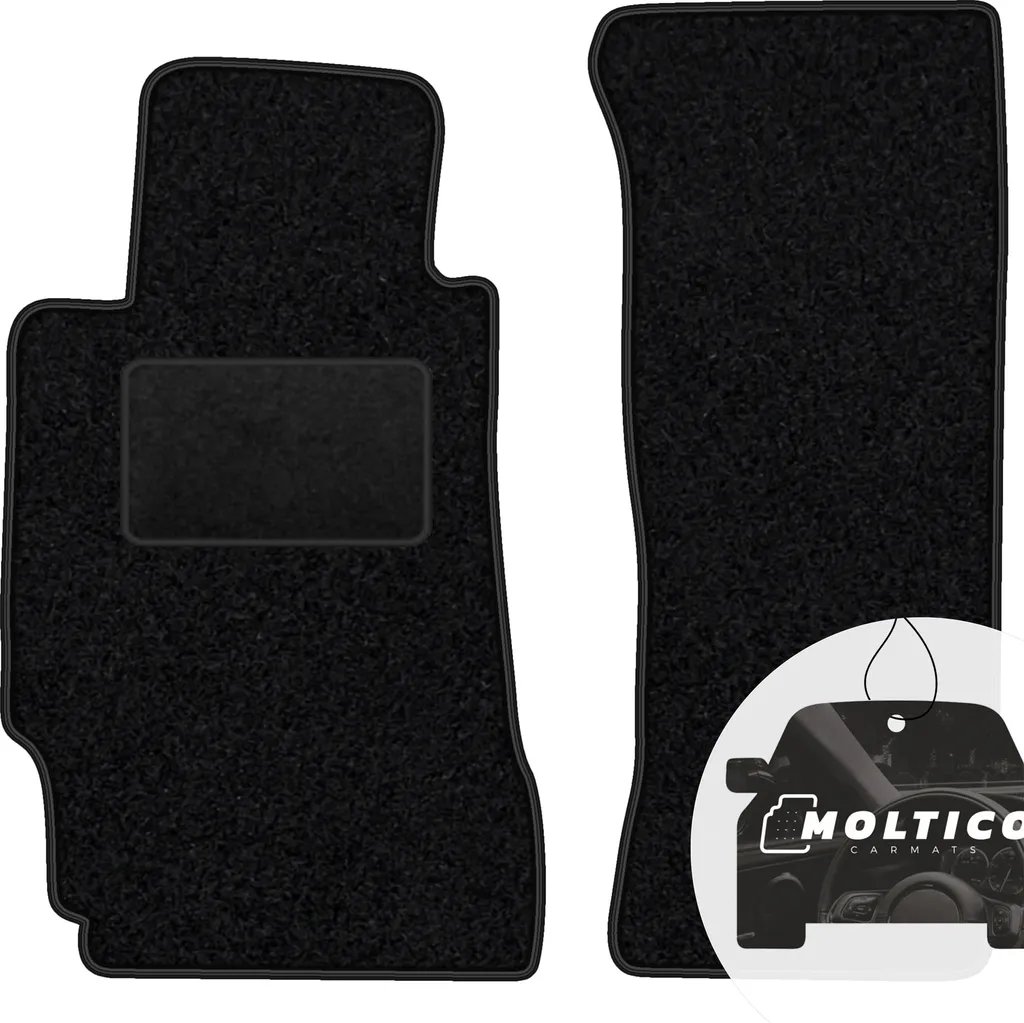 Tappetini Anteriori per Mazda RX-8 Velours moto-MOLTICO Neri 2 pz