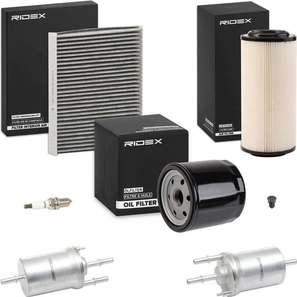RIDEX Inspektionspaket Filterset für AUDI A2 (8Z0)