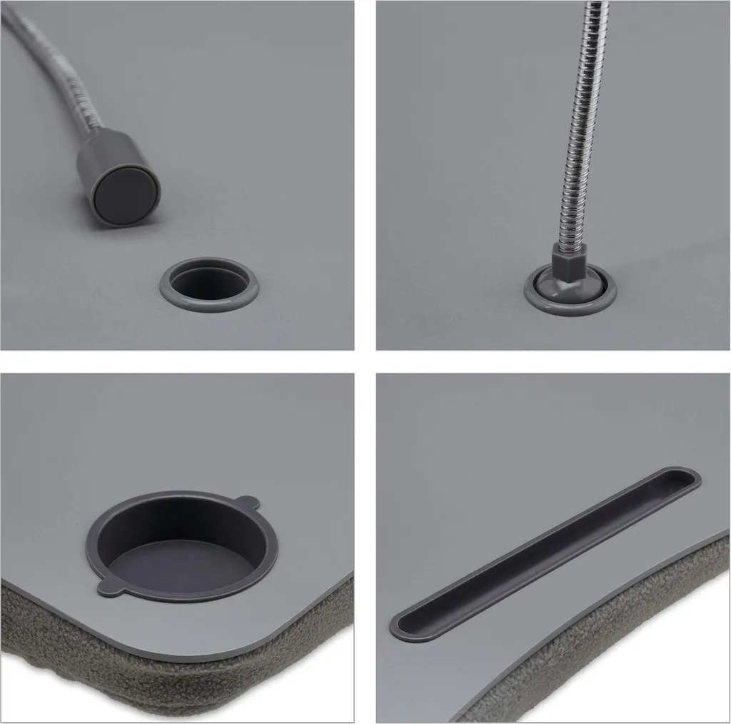Coussinets gris clair à mémoire de forme pour ordinateurs portables PC - 6