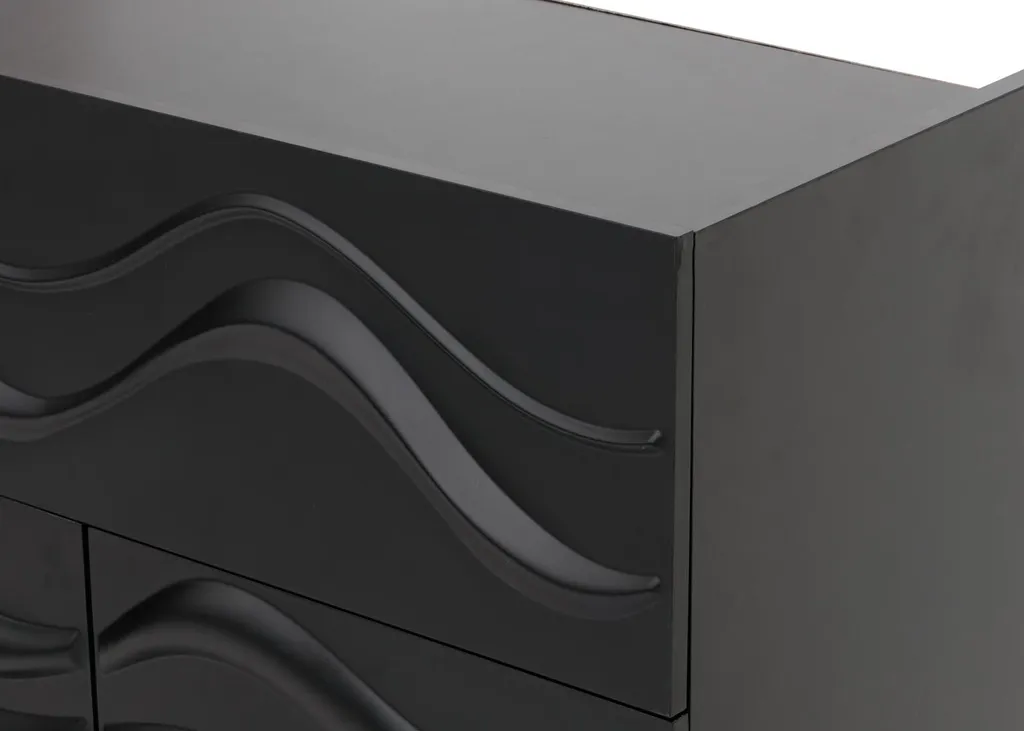 Commode Design 3D avec Ouverture par Pression, Meuble de Rangement - 11