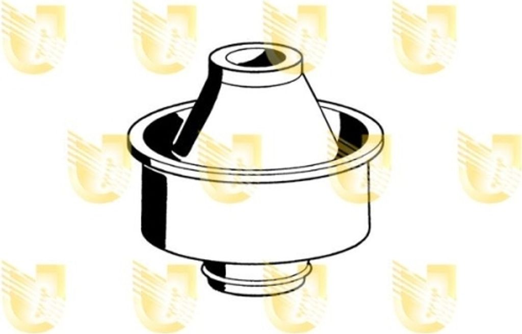 2 Lagerung, Lenker UNIGOM 391533 für OPEL, Vorderachse beidseitig