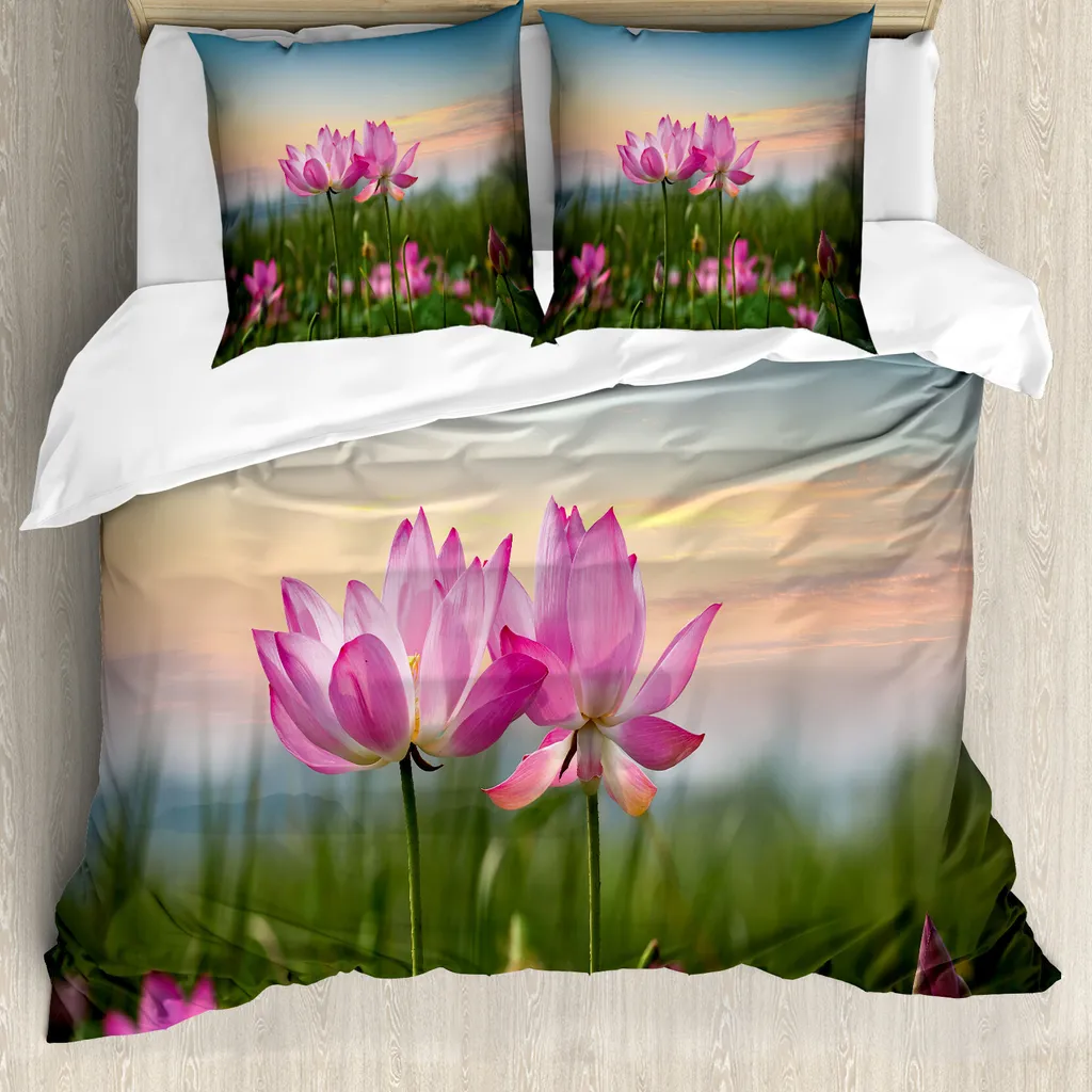 Set Copripiumino Lotus ABAKUHAUS Matrimoniale | Design Zen e Anallergico