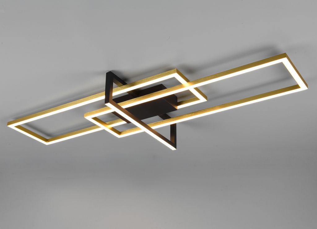 Trio Hängeleuchte Leuchte Led Lampe Messingfarbig Salinas Pendelleuchte Messing