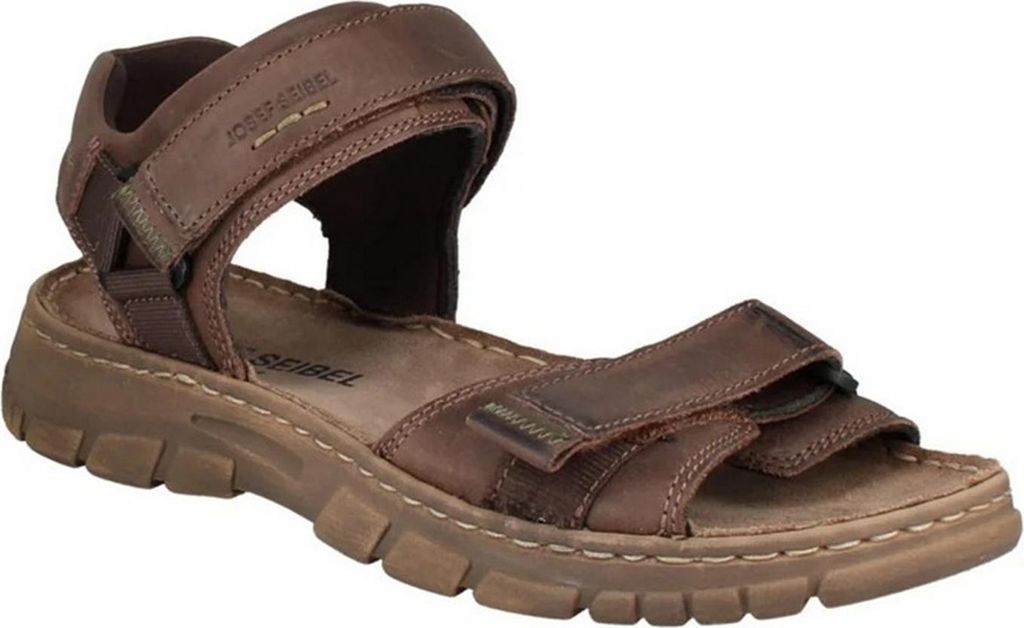 Josef Seibel - "Brendan 01" Sandalen für Herren, Leder FS12239 (40,5 EU) (Braun)