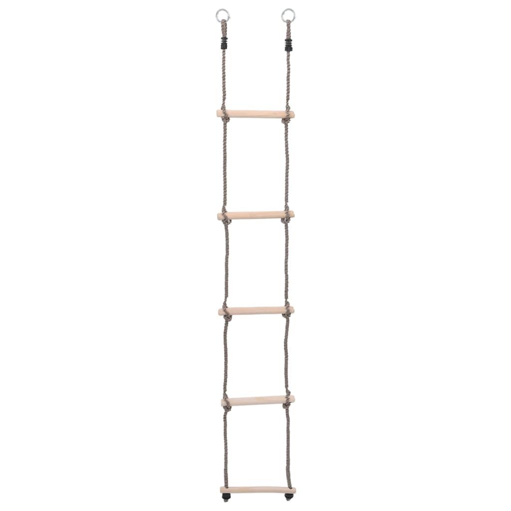 vidaXL 5-Stufen-Leiter 210 cm Kiefer Massivholz Produktbild 