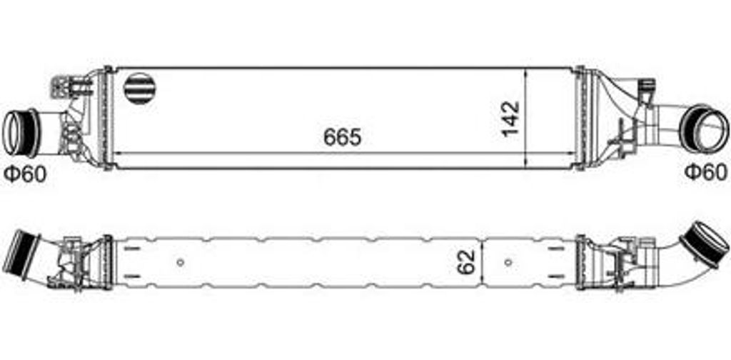 HART 623 565 Turboladerkühler OE 8U0145803B kompatibel mit Q3