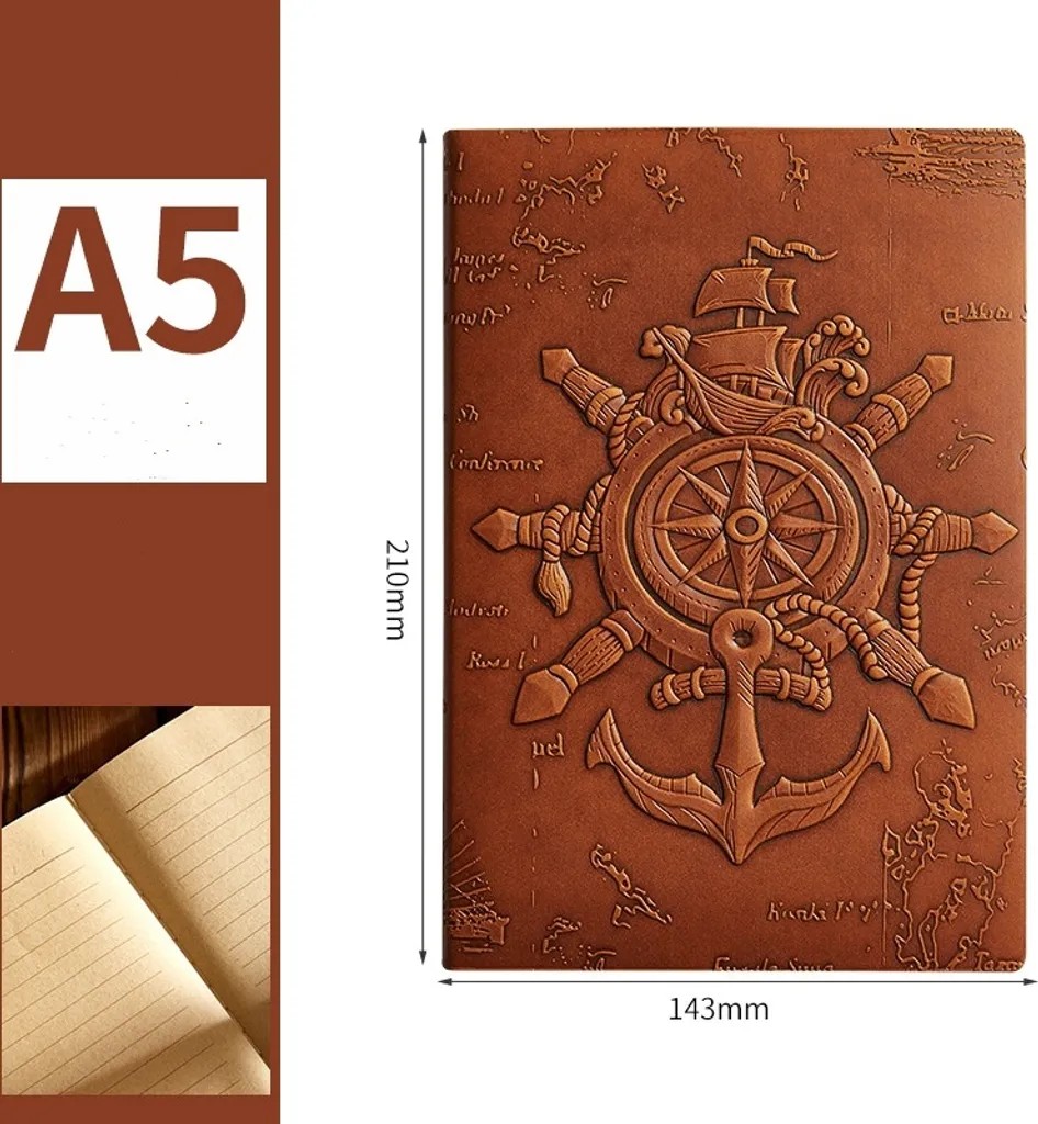 Journal nautique 3D Marron INF : Finissez-en avec les Carnets Fragiles