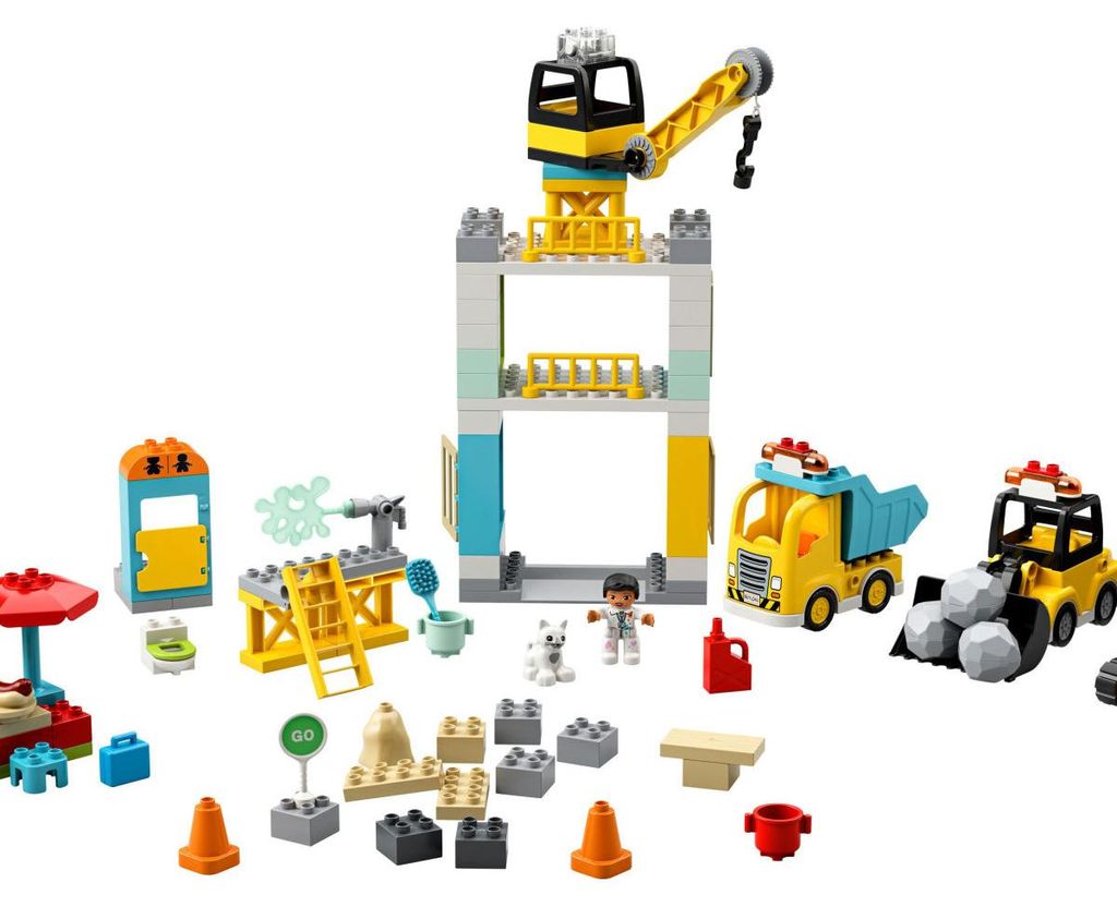 LEGO DUPLO Cantiere Edile Con Gru a Torre Immagine del prodotto 