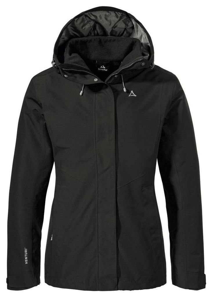 SCHÖFFEL 3in1 Jacket Style Okere WMS BLACK BLACK 48 Produktbild 