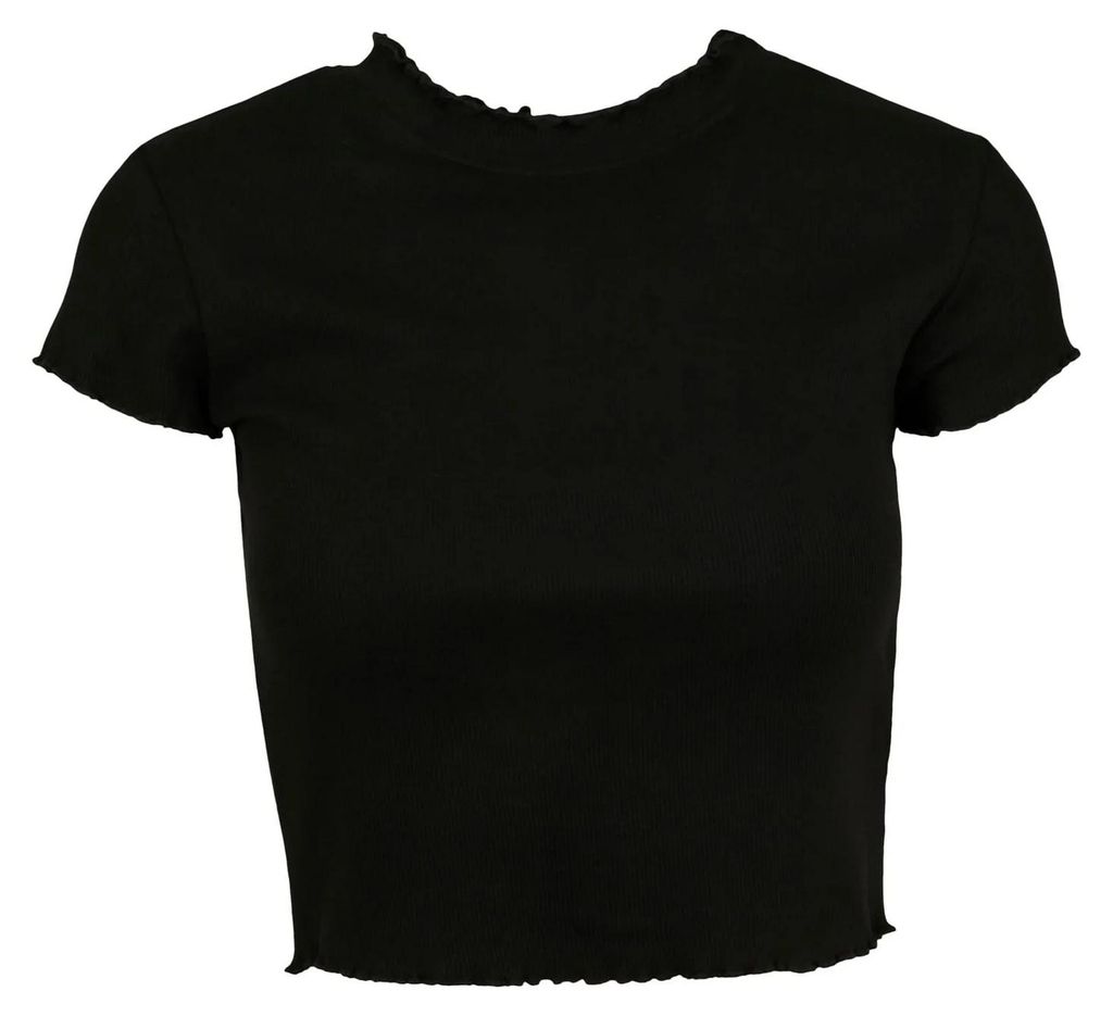 Urban Classics - Kurzes Top für Damen(2er-Pack) TN711 (XS) (Schwarz/Weiß)