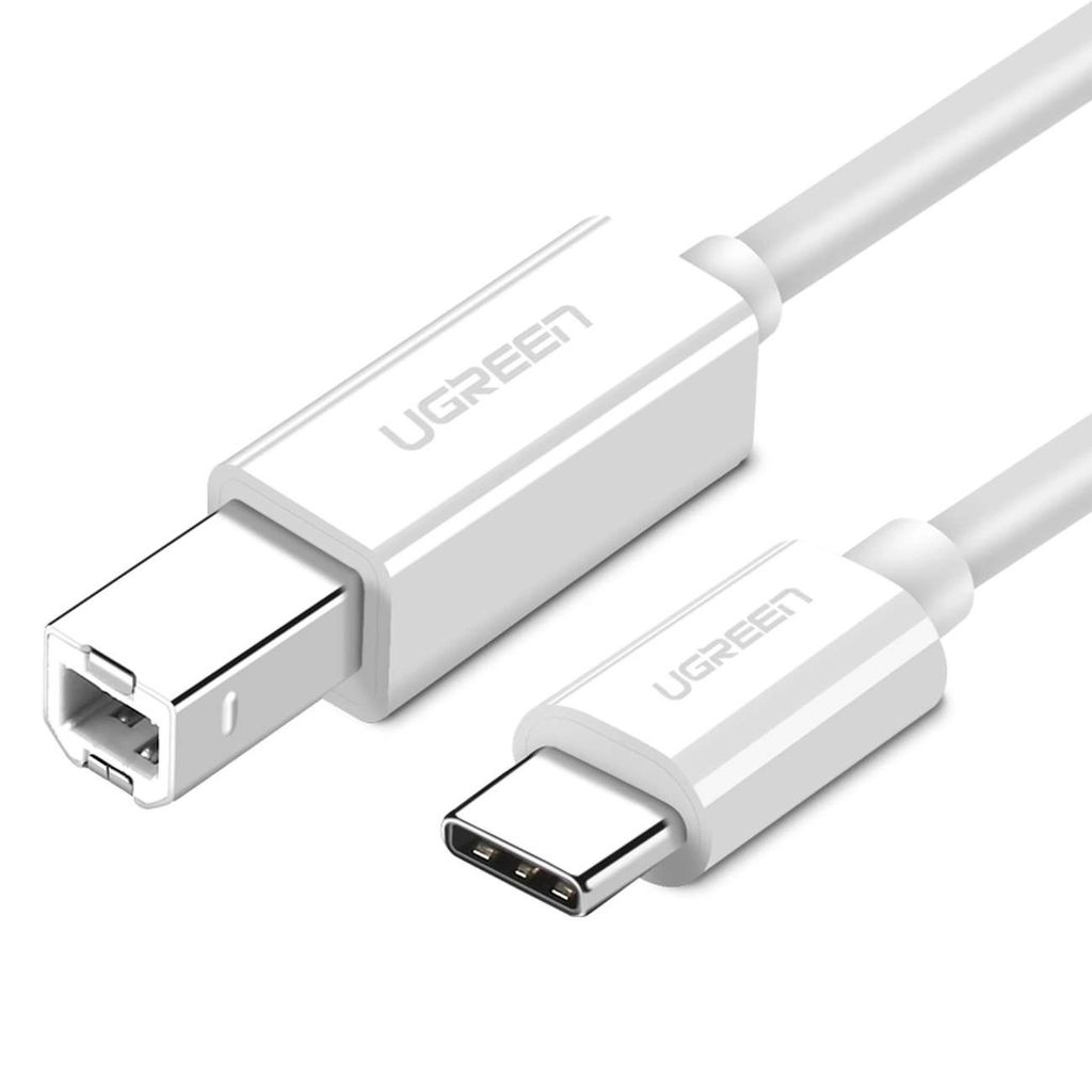 Ugreen USB-C na USB-B 2.0 Kabel k tiskárně 1,5 m - bílý Obrázek produktu 