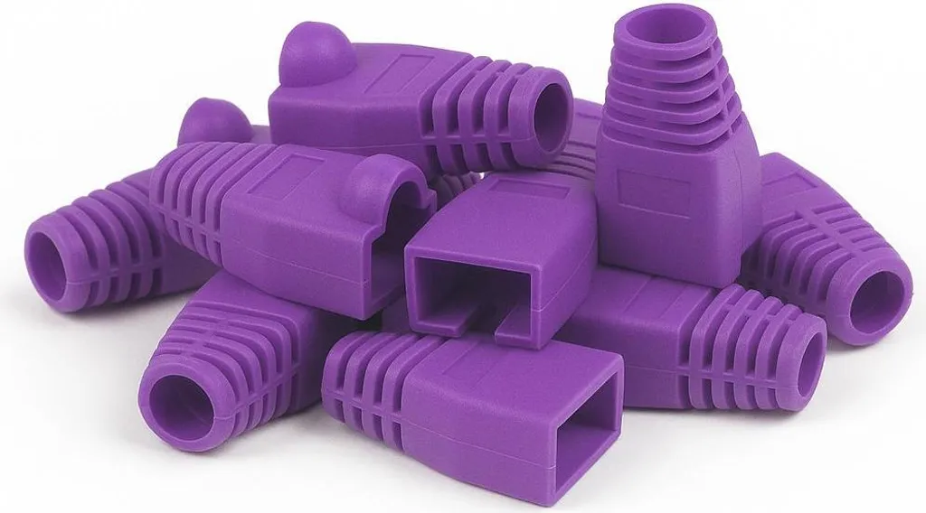 Connecteur RJ45 Purple DANICOM Blindé Lot de 10 pour Réseau Gigabit