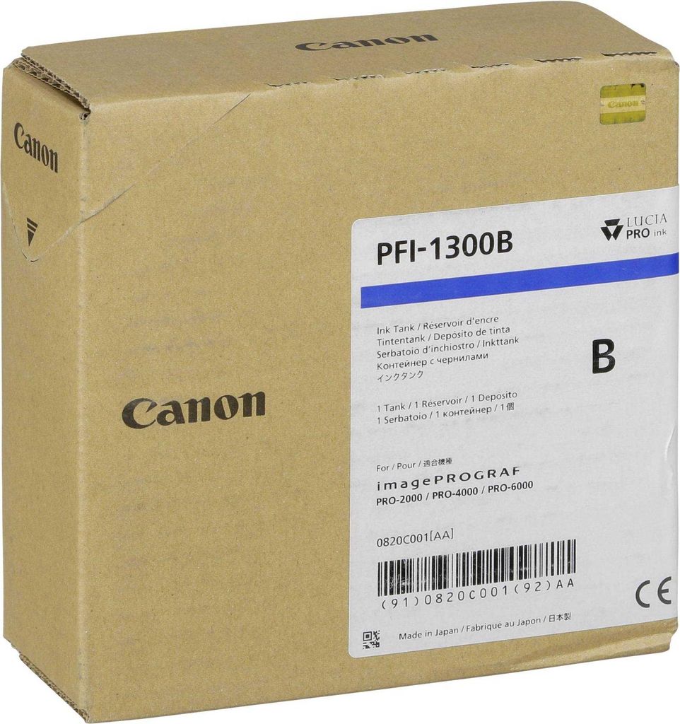 Canon PFI-1300 Tinte blue 330 ml
