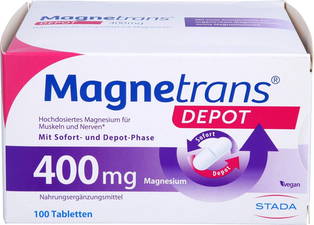 STADA Magnetrans Depot 400 mg tablety, 100 ks. Obrázek produktu 