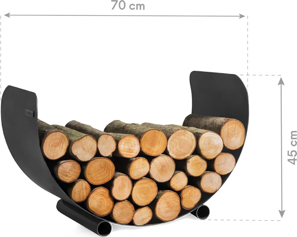 Range-bûches vertical TURYN pour bois de chauffage - Intérieur chic