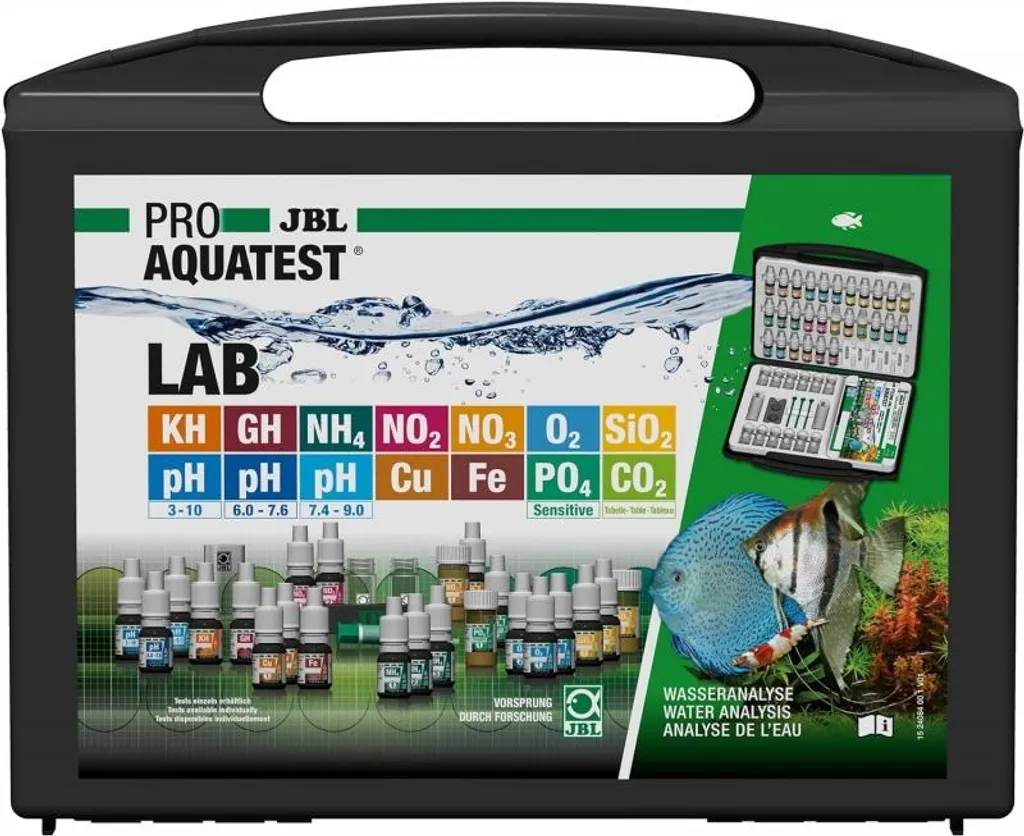 Contrôler la qualité d'eau avec JBL TESTLAB et ses 13 tests de mesure