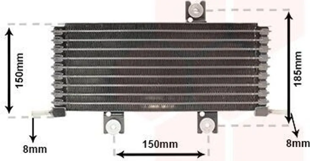 Refroidisseur d'huile moteur pour entretien NISSAN X-TRAIL T31 VAN WEZEL
