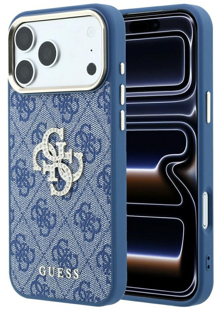 Custodia per cellulare Guess 4G, con grande logo strass 4G Immagine del prodotto 