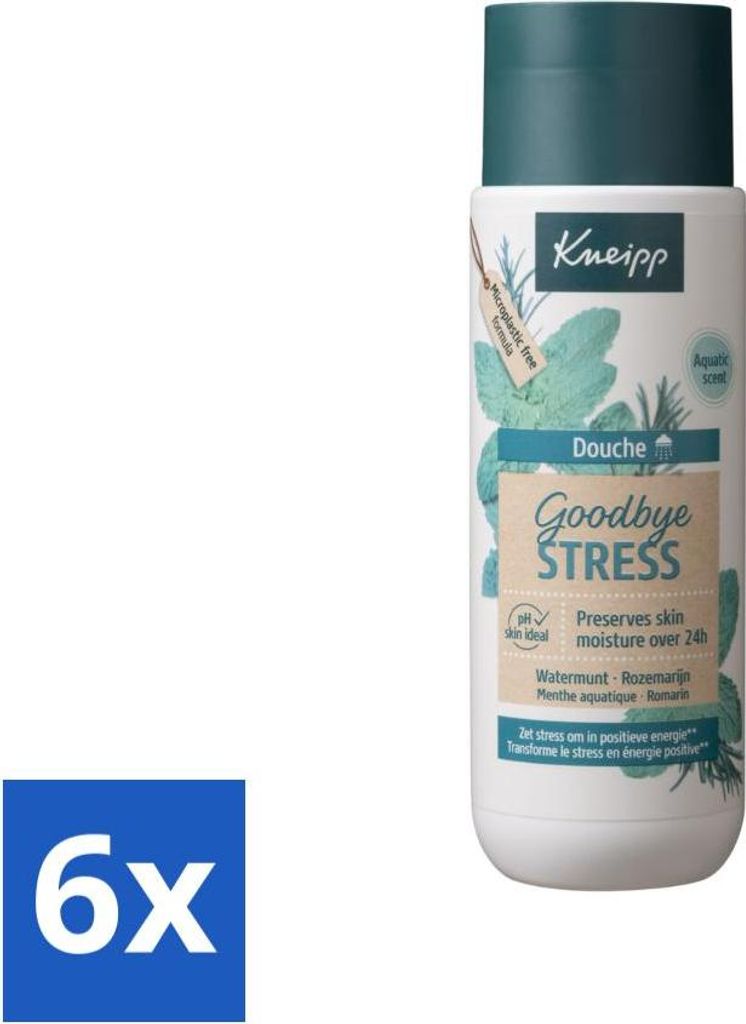 Kneipp - Duschgel - Stress ade - 200 ml - Vorteilspack - 6 Stücke