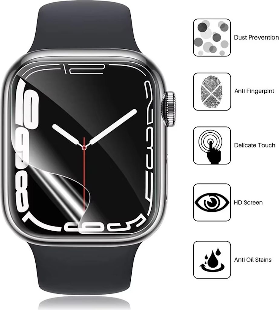Für Apple Watch Series 11 / 10 42mm Hydrogel Schutzfolie Produktbild 