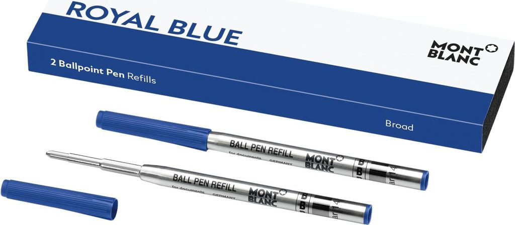 Montblanc Mod. Royal Blue - Refills Ball Pen - Broad - 2 Produktbild