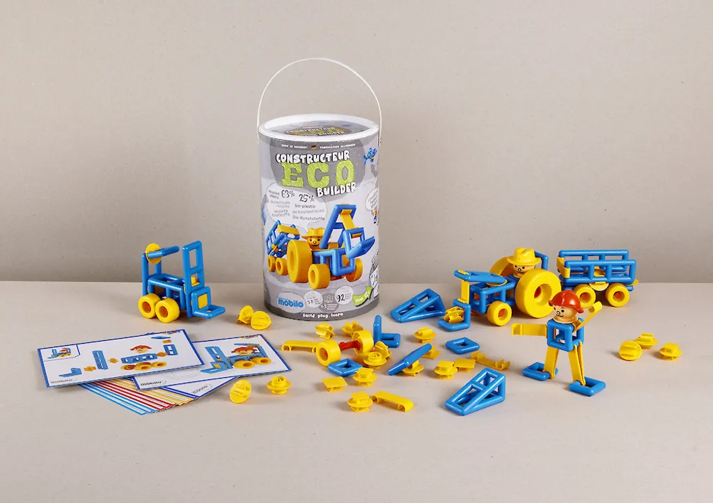 Plasticant Mobilo Eco Construction Builder 50201 92 Pcs Jeu Éducatif 3+