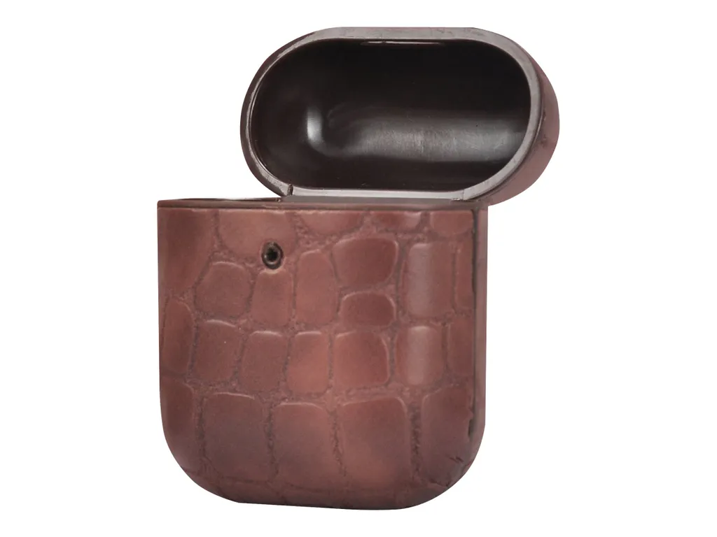 Custodia AirPods Terratec 306846 AirBox Stone Brown - Design Premium