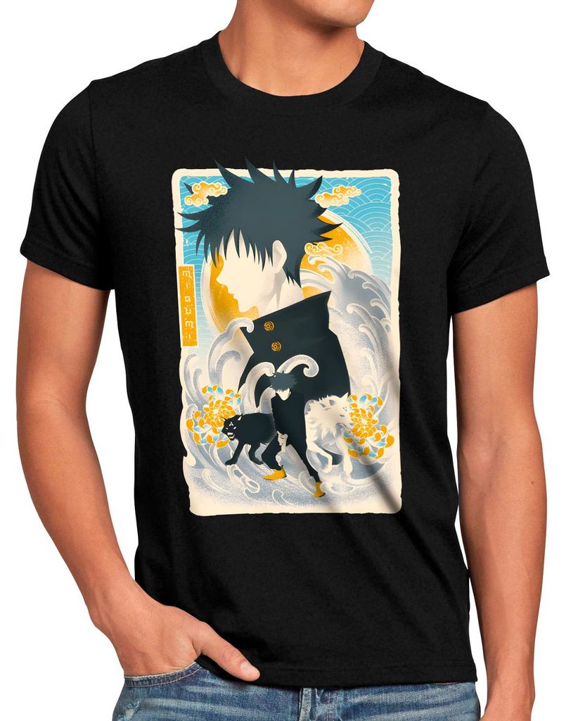 BaumwolleCloud Megumi Art Herren T-Shirt anime japan manga