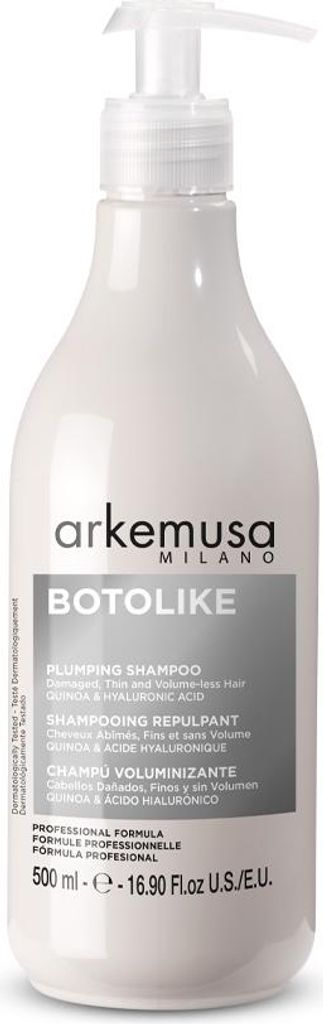 Arkemusa | Plumping Shampoo Botolike - 500 ml - für dünnes Haar - Volumen & Pflege - ohne Silikone