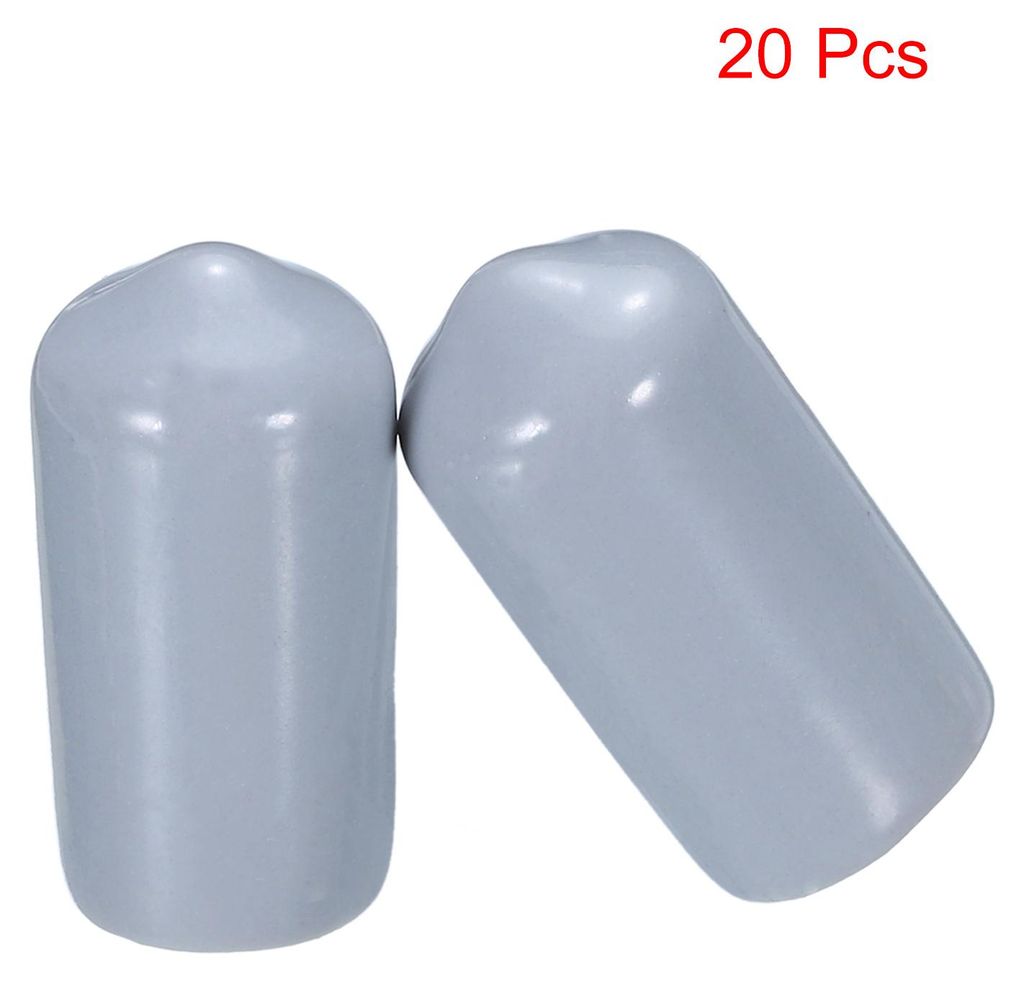 20 Stš¹ck Gummi Endkappen 10 mm Gummikappen PVC Schutzkappen Abdeckung Fu?kappen fš¹r Stuhlbeine Tischbeine M?bel Schrauben Bolzen Gewinde Meta...