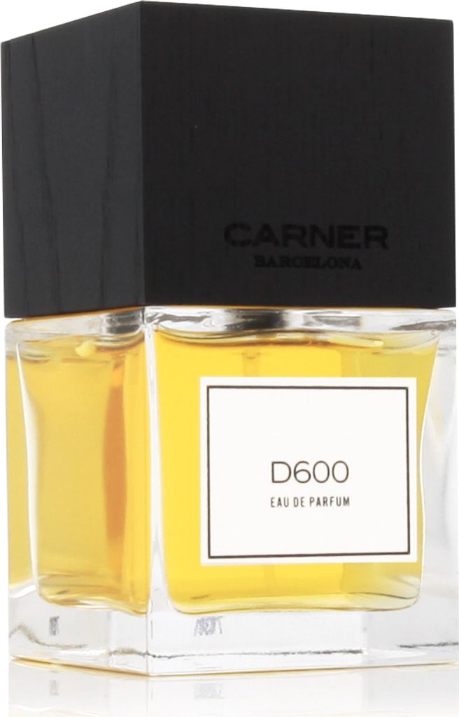 A close-up studio shot of a perfume bottle.