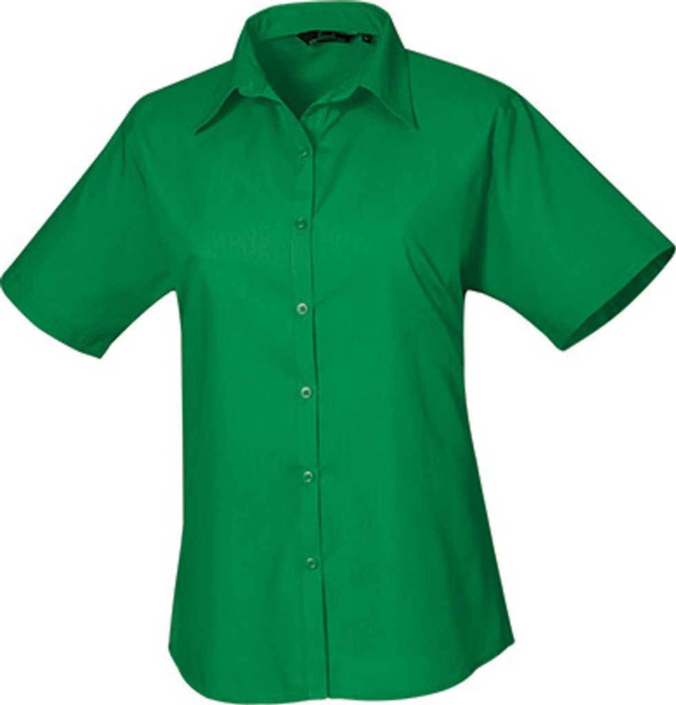 Premier Workwear Women ́s Poplin Short Sleeve Blouse