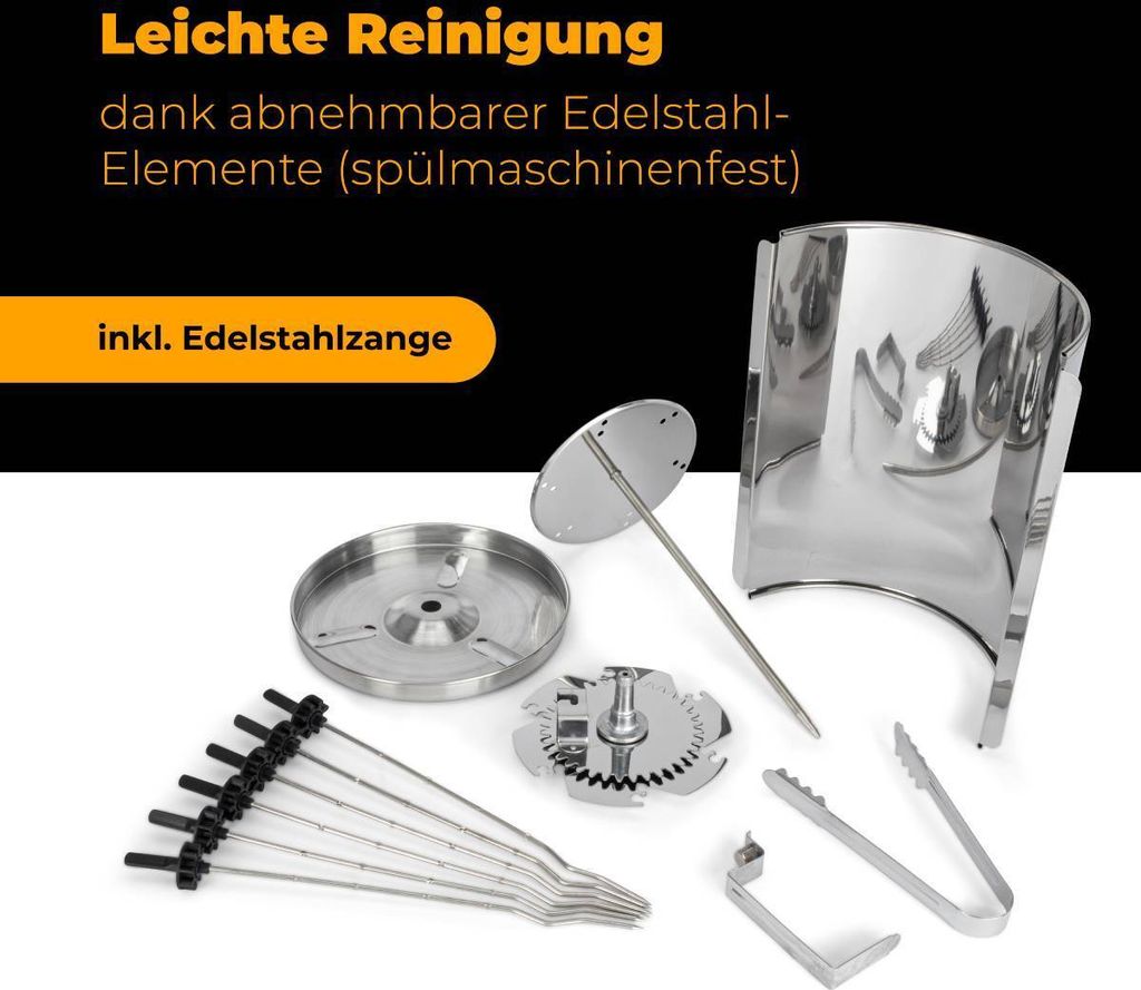 Bomann® Döner-Vertikal-Multigrill | Multigrill Perfekt für Produktbild 5