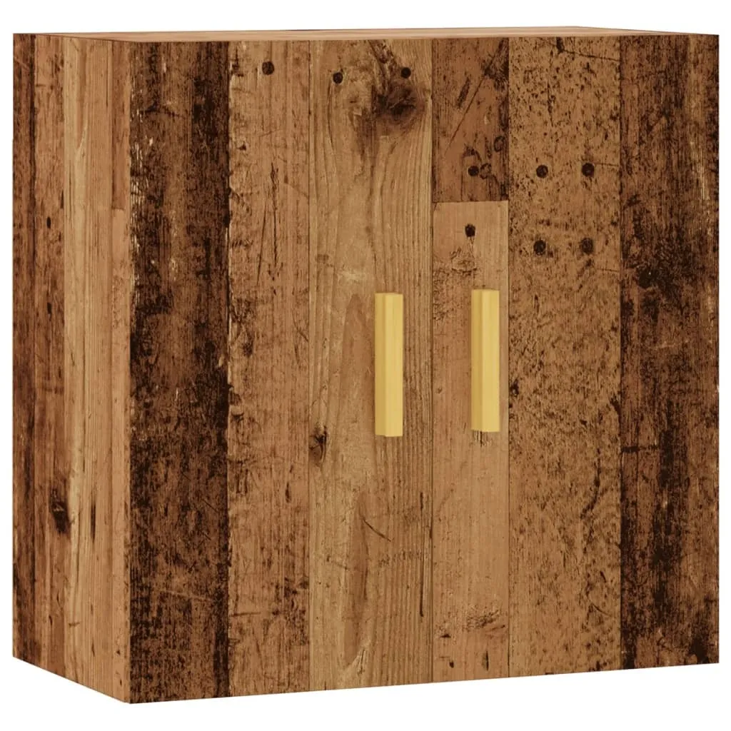 SYFAX™ Armadietto a Muro Legno Vecchio 60x31x60 cm - Mobile Pensile Vintage